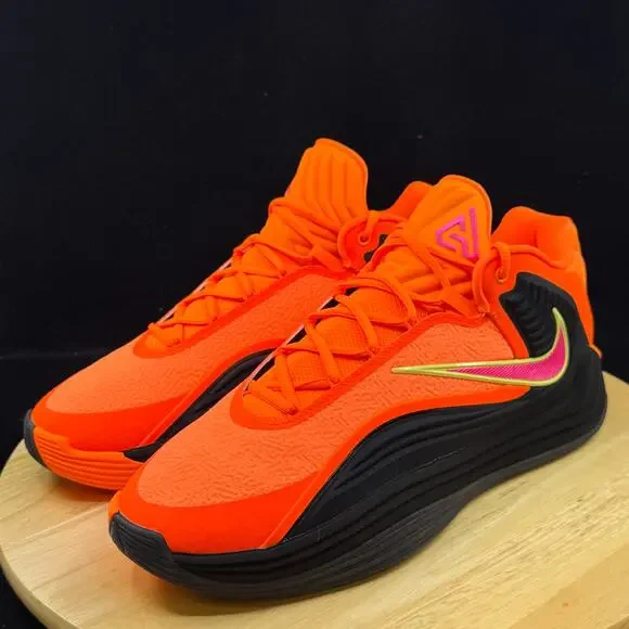 Nike Giannis Freak 7 Men's Size 11 Orange Black Basketball Shoes HF3450 800 - Picture 3 of 10